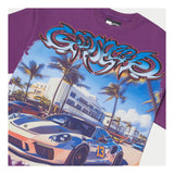 Godspeed Car Meet Miami Purple Wash Tee