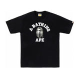 BAPE Check College Tee Black