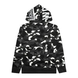 BAPE City Camo Shark Full Zip Hoodie 'Black'