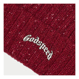 Godspeed OG Logo Emblem Beanie Burgundy Speckle