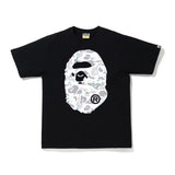 BAPE A Bathing Ape Space Camo Big Ape Head Tee Black
