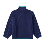 Sinclair Polar Fleece Quarter Button Up Navy