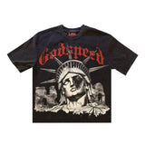 Godspeed R.O.M.E. Black Wash Tee