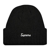 Supreme Loose Gauge Beanie Black