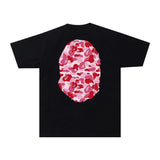 BAPE ABC Camo Big Ape Head Tee Black/Pink