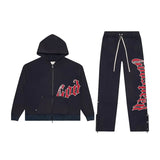 Godspeed Navy Red Sweatsuit Hoodies & Sweatpants Set