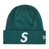 Supreme S Logo Beanie Green