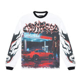 Godspeed Pit Stop Long Sleeve White Black