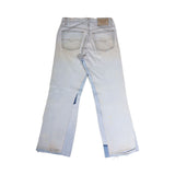 Gallery Dept LA Flare Denim Light Blue Wash Distressed Pants