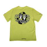 Preowned Chrome Hearts Matty Boy Link Tee Neon Green