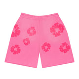 Denim Tears Mono Cotton Wreath Sweat Shorts 'Pink'