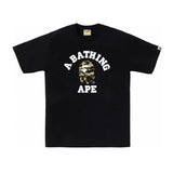 BAPE 1st Camo College Tee Black/Yellow