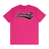 Supreme Backwards Tee 'Fuchsia'