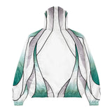 Vale Forever Action Track Jacket 'White/Ombre/Green'