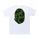 BAPE Color Camo Big Ape Head Tee White/Green