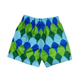 Eric Emanuel EE Shorts Green Blue Fishscale