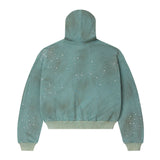 Vale Forever Bank Zip Up Hoodie 'Dark Mint'