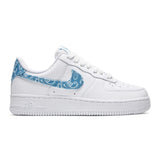 Nike Air Force 1 Low '07 Essential White Worn Blue Paisley (Women's)