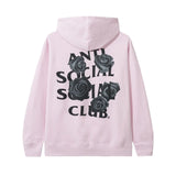 Anti Social Social Club Pink Bat Emoji Hoodie