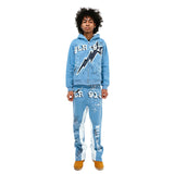 Floor 914 All Star Sweatsuit Hoodie & Sweatpants Light Blue