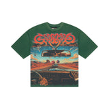 Godspeed On The Run Tee Green