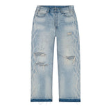 Bravest Studios Blue Tribal Denim Jeans