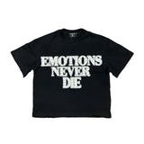 Mixed Emotions End Tee Black White