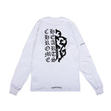 Preowned Chrome Hearts White Long Sleeve Tee