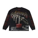 Godspeed Code Red Long Sleeve Tee Black Wash