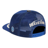 Hellstar Big Logo Blue Trucker Snapback Hat