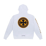 Chrome Hearts Plus Logo Emblem Pullover Hoodie White/Yellow