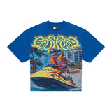 Godspeed Wave Runner Royal Blue Wash Tee