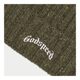 Godspeed OG Logo Emblem Beanie Olive Speckle