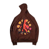 Travis Scott Astrofest Flame Guy Hoodie Brown