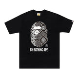 BAPE Snake By Bathing Ape Tee 'Black/Grey'