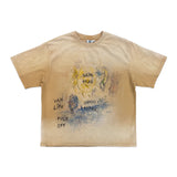 Saint Vanity F*ck Off Tee Faded Brown