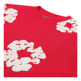 Denim Tears Cotton Wreath Red Long Sleeve Tee