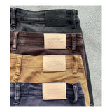 Triple Sevens Flare Denim Brown Pants