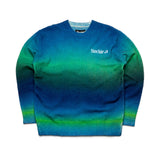 Sinclair Gradient Sweater Green Blue