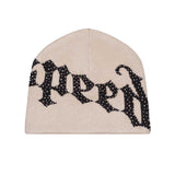 Godspeed OG Logo Studded Beanie Cream