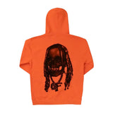 Revenge Durk Bones Hoodie Orange