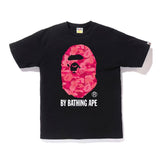 BAPE Fire Camo By Bathing Tee Black