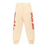 Sp5der Beluga Sweatpants Cream Red