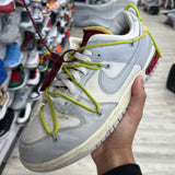 Preowned Nike Dunk Low Off-White Lot 8