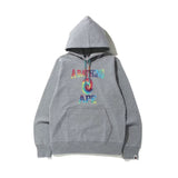 BAPE Tie Dye Pullover Hoodie Grey/Multi