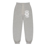 Denim Tears Cotton Wreath Peace University Sweatpants Heather Grey