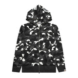 BAPE City Camo Shark Full Zip Hoodie 'Black'