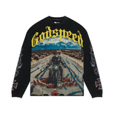 Godspeed Long Lonely Road Long Sleeve Tee Black