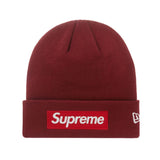 Supreme New Era Box Logo Beanie (FW22) Cardinal