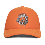 Denim Tears Cotton Wreath Southern Man Trucker Hat Orange